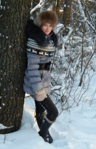 My younger sister Maria who fell for the Vampire Diaries.